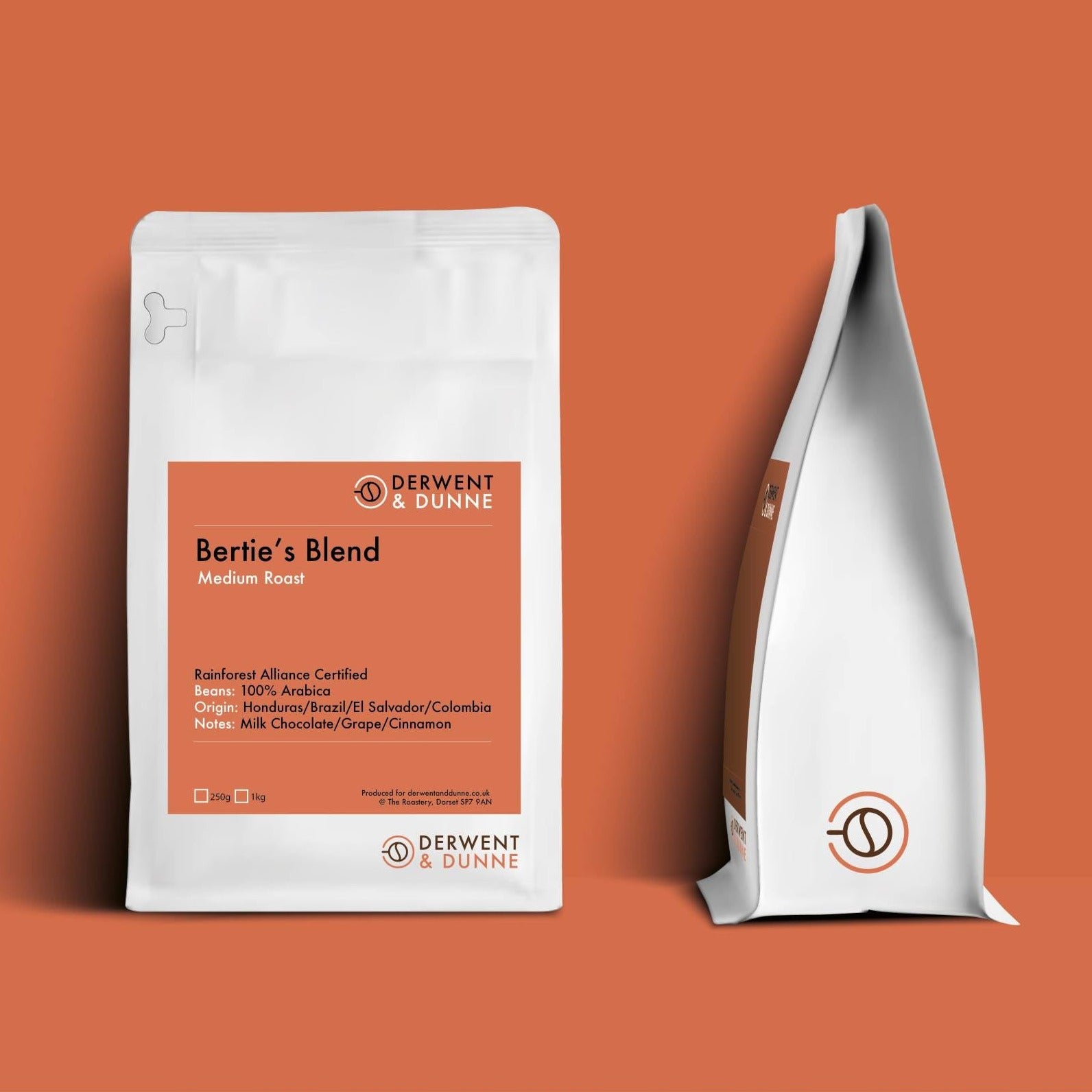 Derwent and Dunne Bertie's Blend Coffee